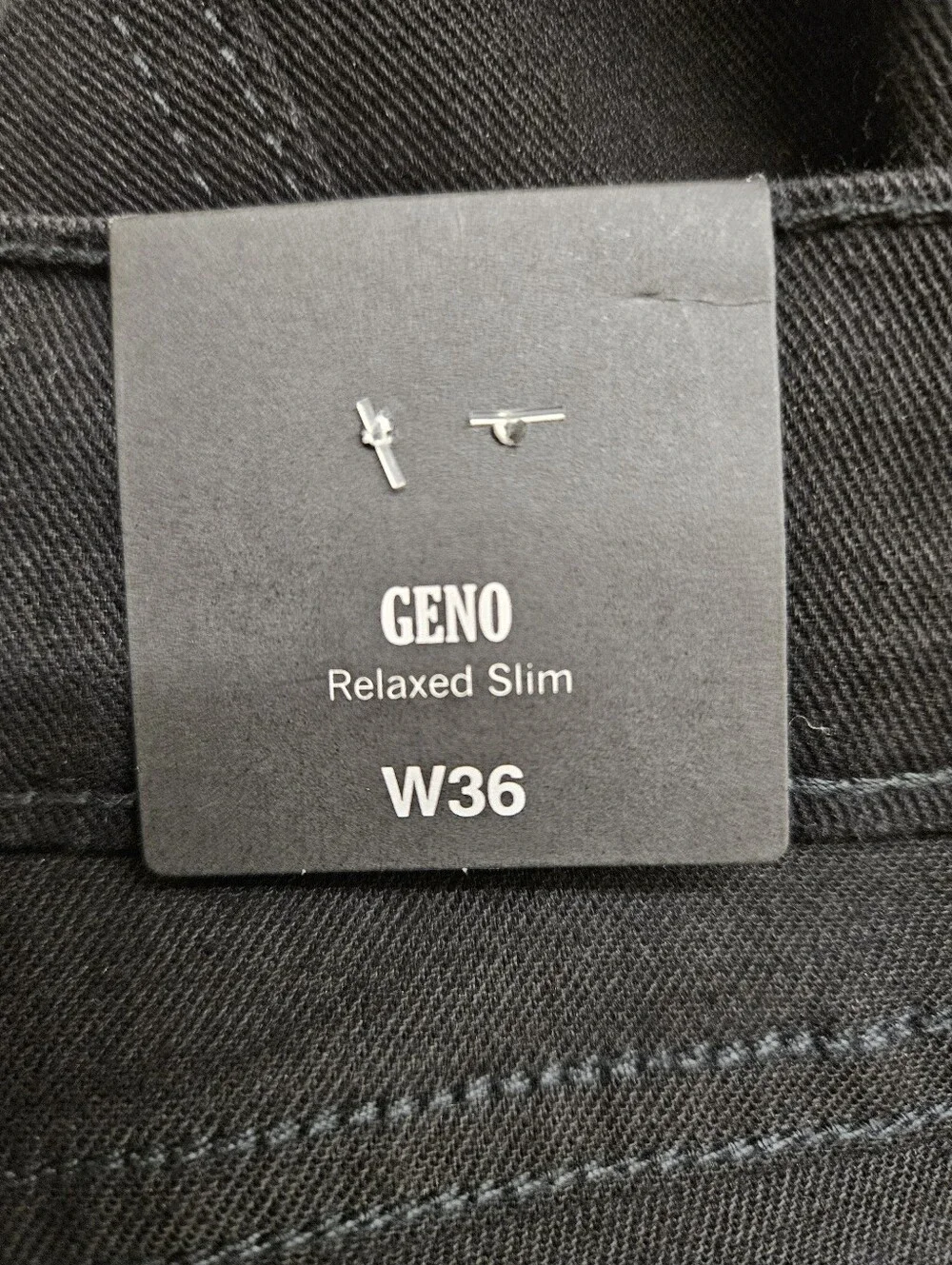 True Religion Geno No Flap Black Denim Jeans Men Size 36x32 NWT